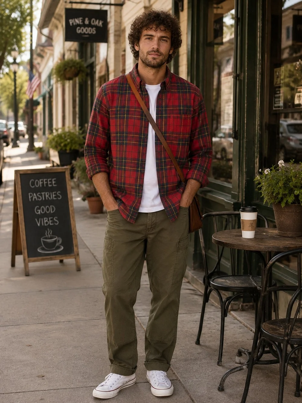 J.Crew Red Plaid Flannel Shirt Suede Elbow Patches Button Down Men's M